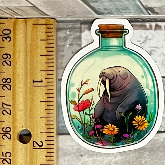 🌀10/$10🌀 Sea Life Reusable Waterproof Vinyl Sticker Decal - Picture 1 of 1